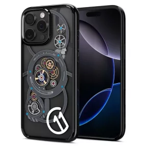   Spigen C11 Series Chronos Edition Magfit Apple iPhone 16 Pro Max tok, MagSafe, fekete ACS09192