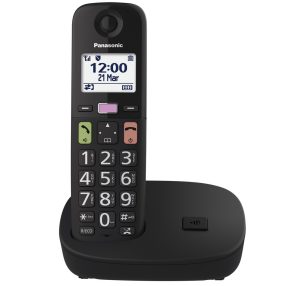 Panasonic KX-TGU110FXB nyomógombos mobiltelefon, fekete