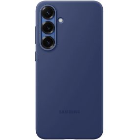   Samsung Galaxy S25 Silicone Cover, gyári szilikon tok, sötétkék