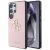 Guess Grained Big 4G Logo Small Classic Logo Samsung Galaxy S25 Ultra  kemény hátlap tok, rózsaszín