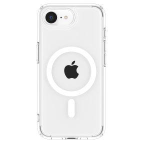   Spigen Ultra Hybrid MagFit Apple iPhone 16e tok, MagSafe, Clear White, átlátszó-fehér