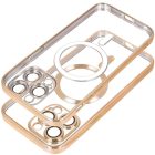 Electro Mag Apple iPhone 16e MagSafe kompatibilis hátlap tok, arany