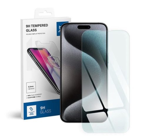 Blue Star Apple iPhone 16e / 13 / 14 / 13 Pro tempered glass kijelzővédő üvegfólia