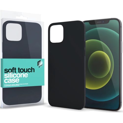 Xprotector Soft Touch Slim Apple iPhone 16e szilikon tok, fekete