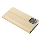 Forcell Sensitive Samsung Galaxy A26 oldalra nyíló flip tok, arany