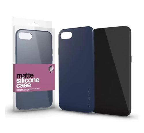 Xprotector Szilikon matte tok Samsung Galaxy A56, sötétkék