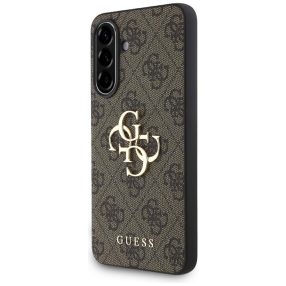   Guess Big 4G Logo Classic Logo Samsung Galaxy A36 kemény hátlap tok, barna