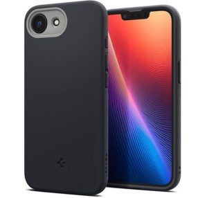   Spigen Nano Pop MagFit Apple iPhone 16e tok, MagSafe, Black Sesame, fekete