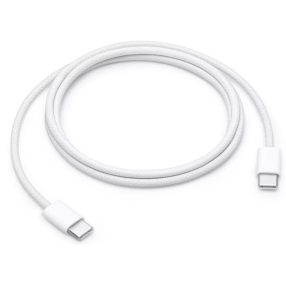   Apple USB-C / USB-C szőtt töltő- és adatkábel, 1m, fehér, MW493ZM/A Retail dobozos