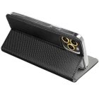 Magnet Motorola G35 5G mágneses flip tok, fekete
