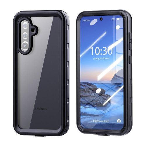 Shellbox Samsung Galaxy A56 vízálló tok, fekete