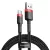 Baseus Cafule USB-USB-C kábel, 3A, 0,5 m, piros-fekete