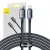 Baseus Crystal Shine USB-C-Lightning kábel, 20W, PD, 2m, fekete