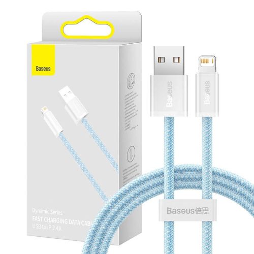 Baseus Dynamic USB-Lightning kábel, 2,4A, 1m, kék