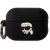 Karl Lagerfeld 3D Logo NFT Karl Head Apple AirPods Pro 2 szilikon tok, fekete