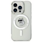 Karl Lagerfeld IML Choupette Apple iPhone 15 Pro MagSafe tok, átlátszó