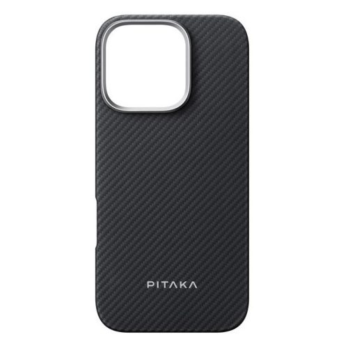 Pitaka Ultra-Slim iPhone 16 Pro Max MagSafe tok, Fekete/Szürke