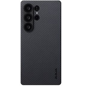   Pitaka Ultra-Slim Samsung Galaxy S25 Ultra MagSafe tok, Fekete/Szürke