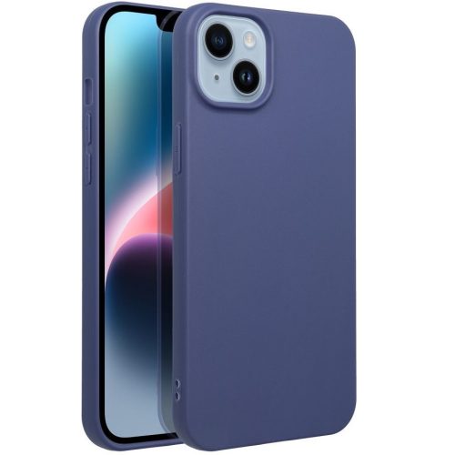 Matt szilikon Xiaomi Redmi Note 14 Pro 5G tok, kék