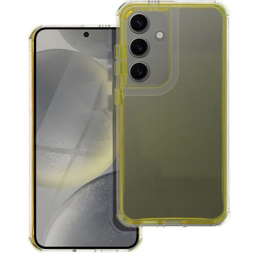Matrix Xiaomi Redmi Note 14 Pro 4G hátlap tok kameravédő peremmel, sárga