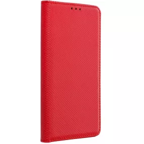 Magnet Xiaomi Redmi A5 mágneses flip tok, piros