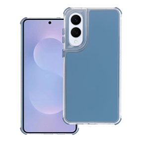   Matrix Samsung Galaxy S25 Edge hátlap tok kameravédő peremmel, kék (matt)