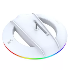   iPega P5S025S PlayStation 5 Pro/Slim függőleges állvány RGB világítással, fehér