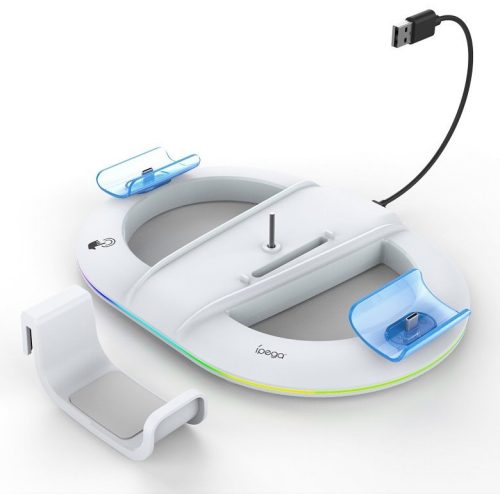 iPega P5S045 PlayStation 5 Pro/Slim függőleges állvány, fehér