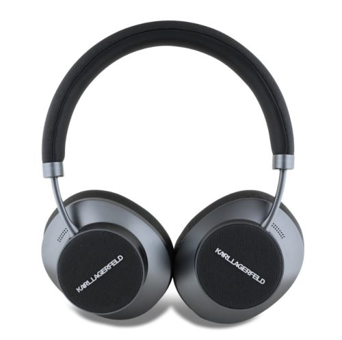 Karl Lagerfeld Saffiano Metal Logo ANC/ENC Wireless vezetéknélküli fejhallgató, fekete
