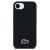 Lacoste Iconic Petit Pique Woven Logo iPhone 17e / iPhone 16e MagSafe tok, fekete