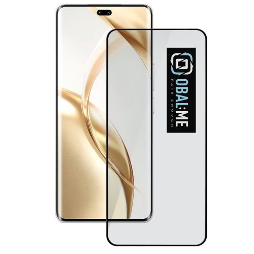 OBAL:ME 5D Honor 200 Pro kijelzővédő üvegfólia, fekete
