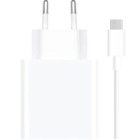   Xiaomi MDY-16-EF USB-A hálózati töltő adapter + USB-C töltő- és adatkábel, 33W,  3A, fehér