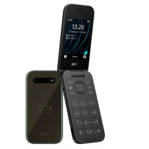 HMD 2660 Flip 4G Dual Sim, fekete