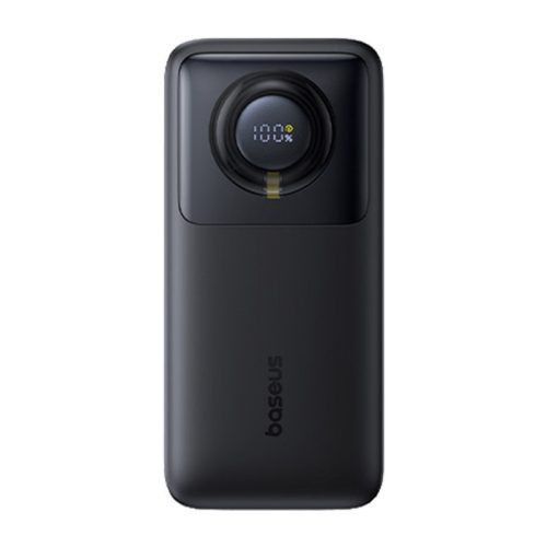 Baseus Free2Pull powerbank / külső akkumulátor kábellel, 20000mAh, 65W, fekete