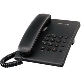   Panasonic KX-TS500HGB vezetékes telefonkagyló / analóg telefon, fekete