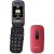 Panasonic KX-TU446EXR nyomógombos telefon, piros - fekete