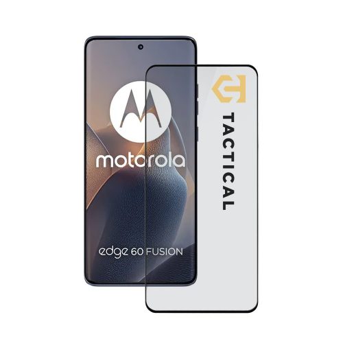 Tactical Glass Shield 5D Motorola Edge 60 Fusion kijelzővédő üvegfólia, fekete