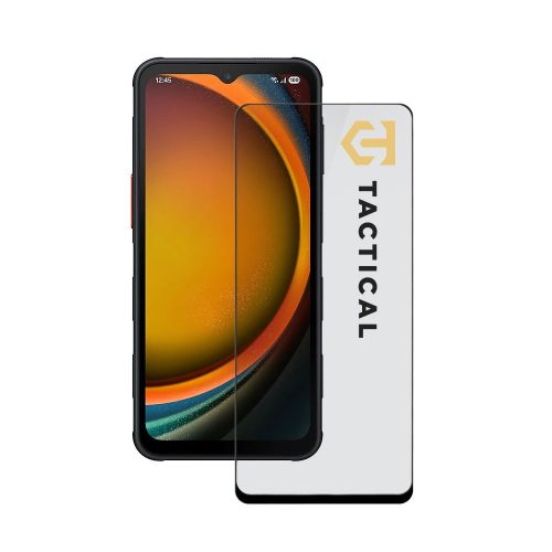 Tactical Glass Shield 5D Samsung Galaxy Xcover 7 Pro kijelzővédő üvegfólia, fekete