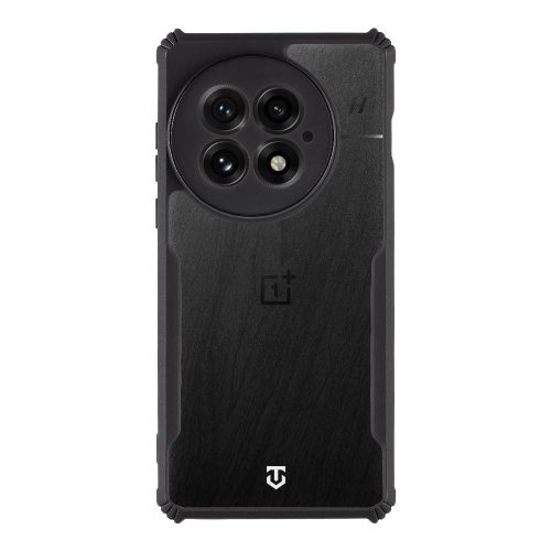Tactical Quantum Stealth OnePlus 13 hátlap tok, átlátszó/fekete