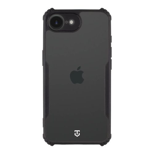 Tactical Quantum Stealth Apple iPhone 16e hátlap tok, átlátszó/fekete