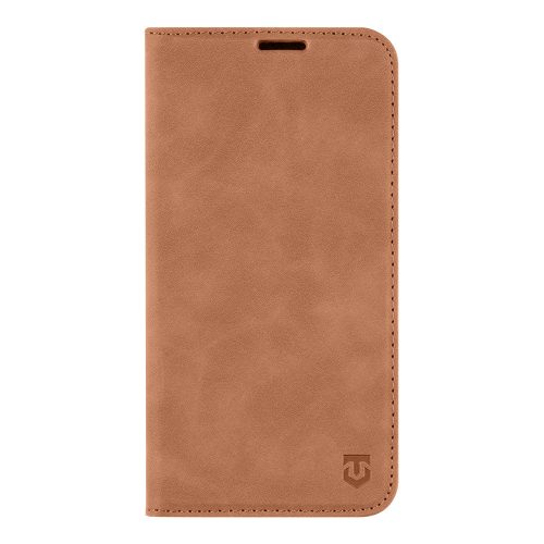 Tactical Xproof Xiaomi Redmi Note 14S flip/oldalra nyíló tok, barna