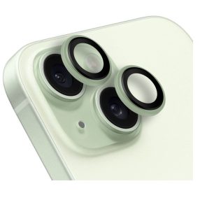   Obal:Me Apple iPhone 15/ 15 Plus tempered glass kamera védő üvegfólia, zöld