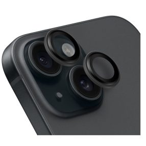   Obal:Me Apple iPhone 16 Pro/16 Pro Max tempered glass kamera védő üvegfólia, fekete