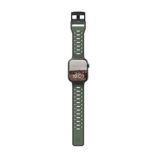 UAG Civilian Apple Watch 49mm/46mm/45mm/44mm/42mm szíj, titanium zöld
