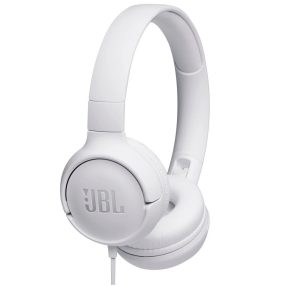 JBL Tune 500 vezetékes fejhallgató, 3.5mm jack, fehér