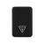 Guess PU Grained Triangle Logo MagSafe kompatibilis powerbank / külső akkumulátor, 5000mAh, fekete