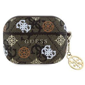 Guess PU 4G Peony Charm Apple AirPods 3 tok, barna