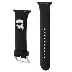   Karl Lagerfeld Karl Head NFT Apple Watch 38/40/41mm szíj, fekete