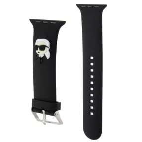   Karl Lagerfeld Karl Head NFT Apple Watch 42/44/45/46/49 szíj, fekete