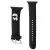 Karl Lagerfeld Karl Head NFT Apple Watch 42/44/45/46/49 szíj, fekete